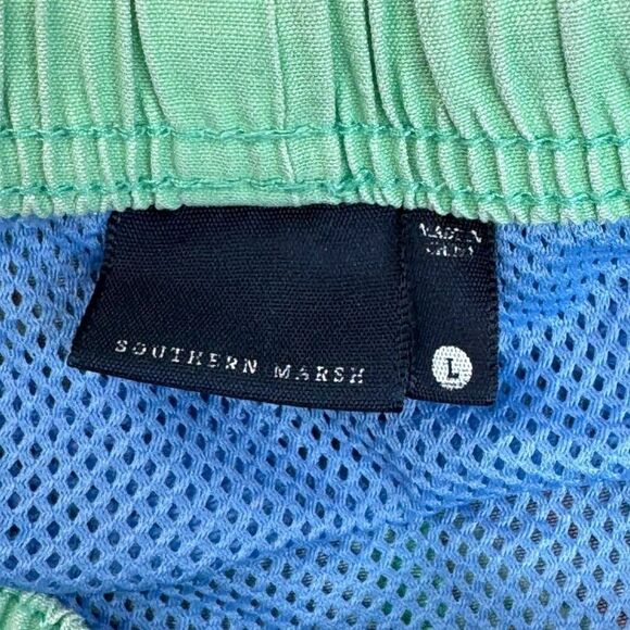 Southern Marsh Seawash Shoals Swim Trunk Shorts Mesh Lined FLAW - Picture 5 of 10